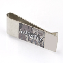 Wholesale Aluminum cheap metal modern silver personalized money clip